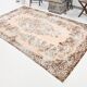 Tapis Vintage Floral Classique Fait Main 5x9 Marron Beige, 167x283Cm SK 5465