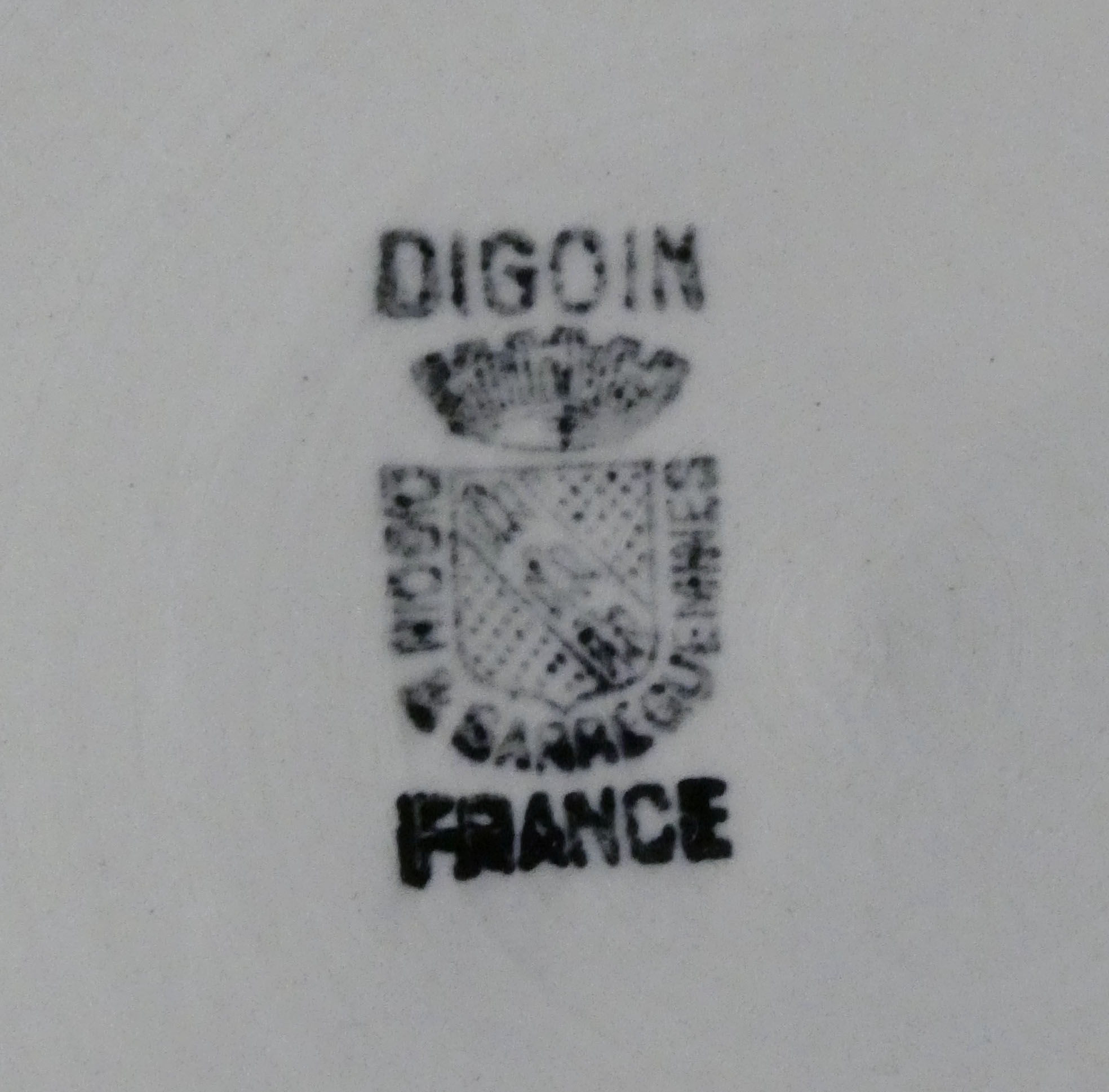 Digoin Sarrguemines white soup