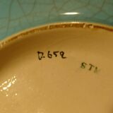 Servant silent emaux Longwy cake mignardises display