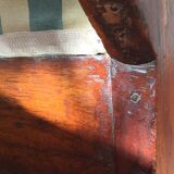 Walnut recamier bench Napoleon III daybed mid-nineteenth century