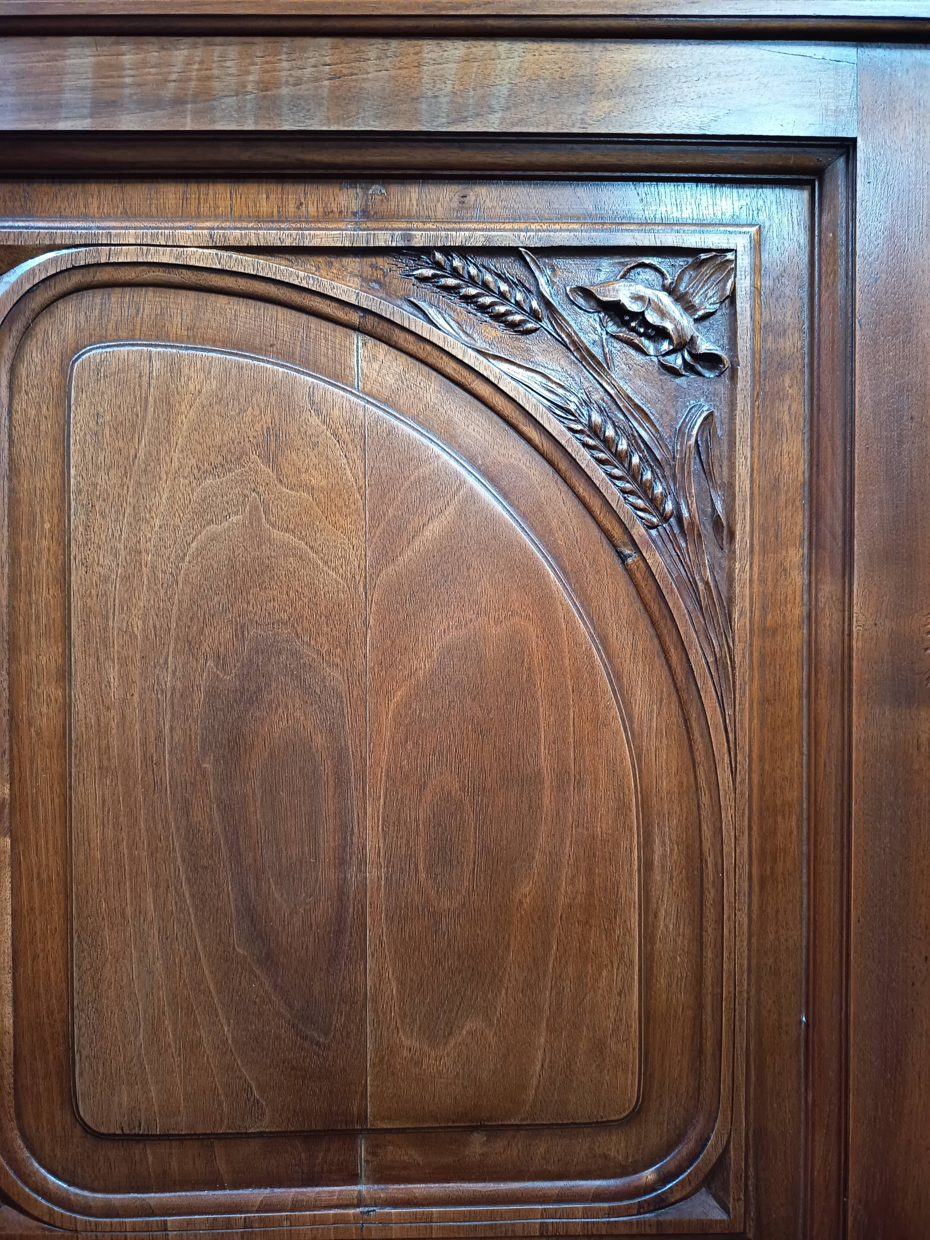 Art Deco walnut sideboard