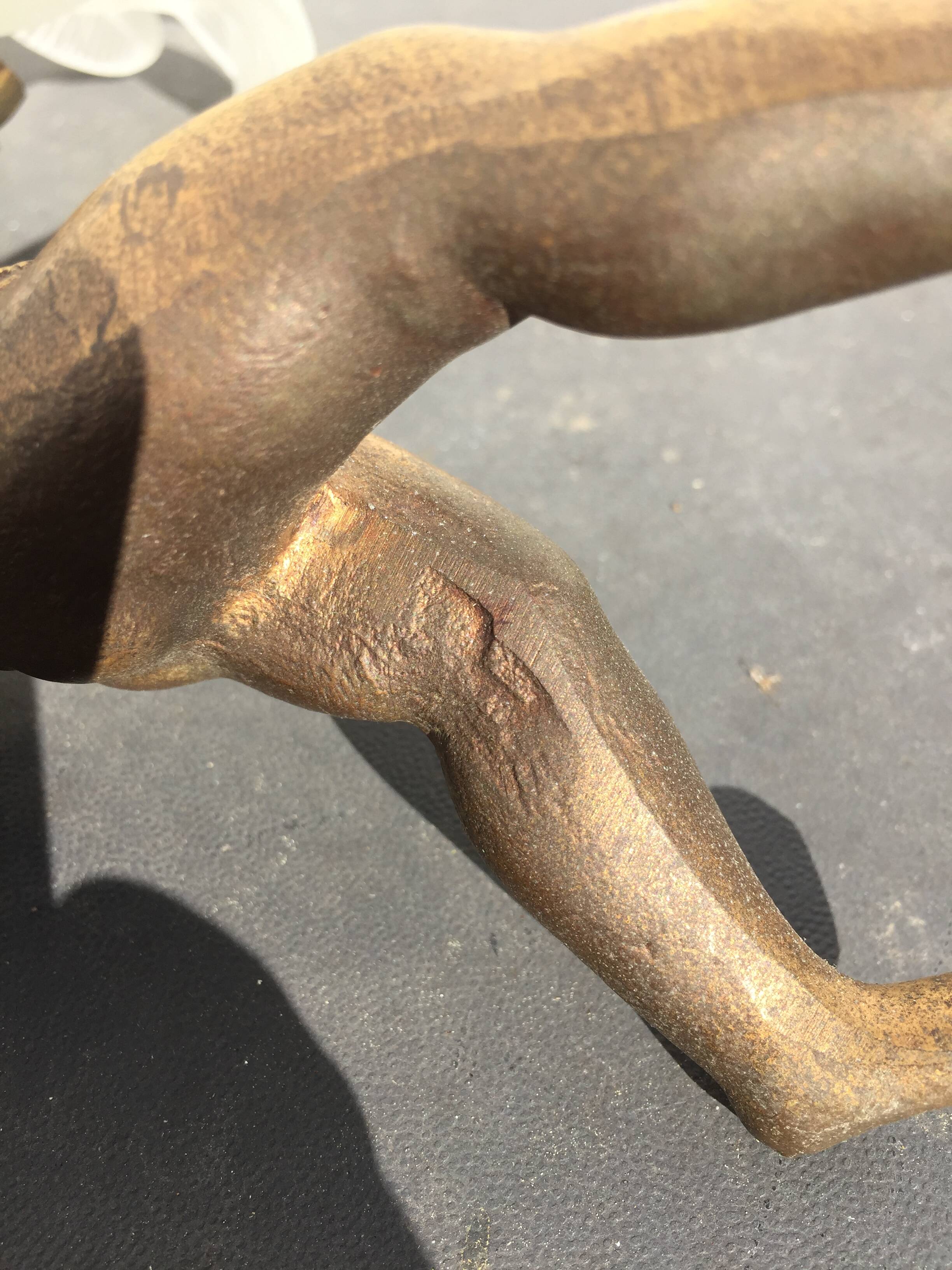 Bronze cherub chandelier