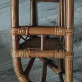 Vintage rattan shelf