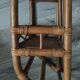 Vintage rattan shelf