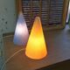 Lampe triangle design SCE vintage