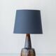 Søholm Danish Modern Stoneware Table Lamp, Brown and Blue Glaze, New Shade