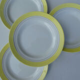 4 old Gien flat plates