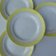 4 old Gien flat plates