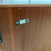 Rosewood Tambour Door Cabinet By Kai Kristiansen For Feldballes