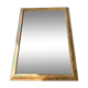 Beveled floral mirror