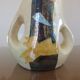 Large free-form vase in iridescent ceramic 60s