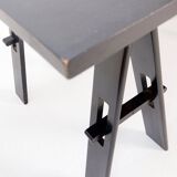 Wooden table by De Pas, D'Urbino, Lomazzi, produced by Acerbis, 1960s, Italy.