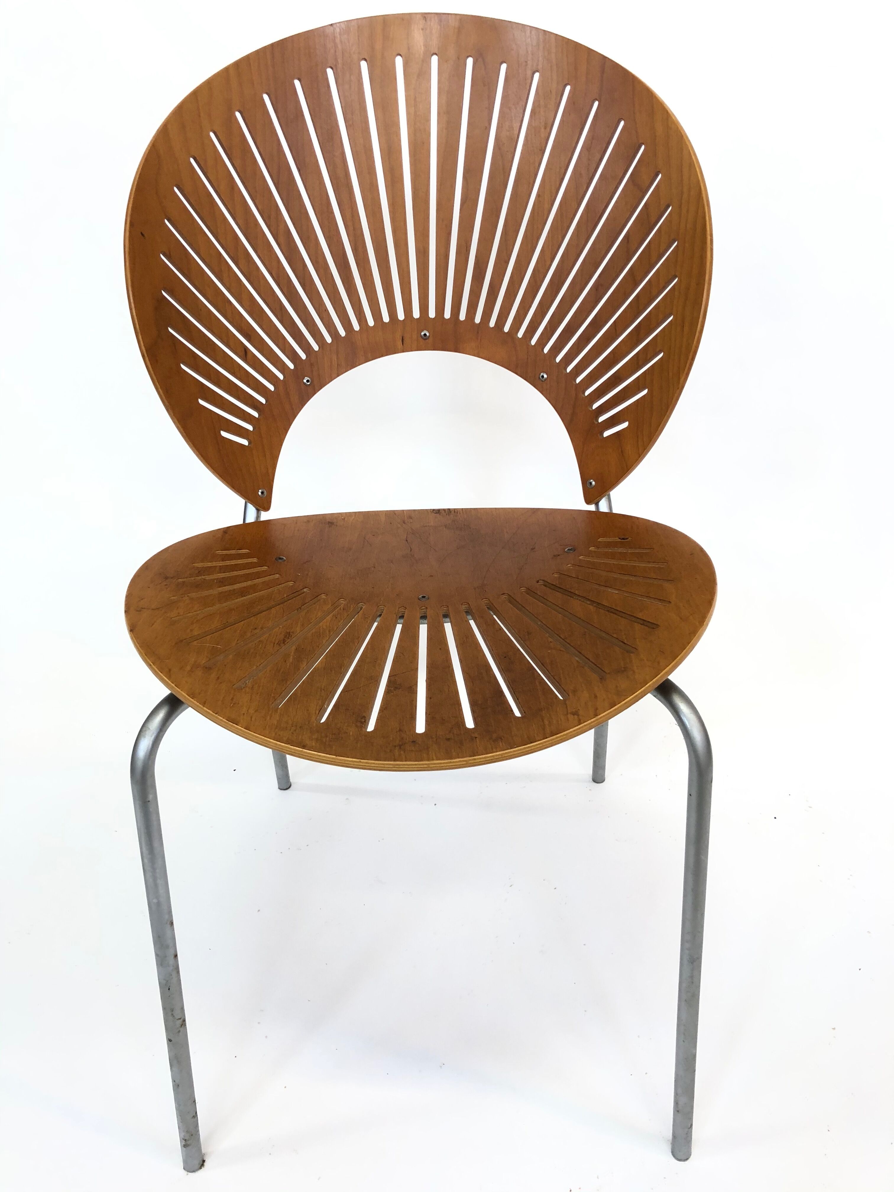 Suite de quatre chaises danoise "Trinidad" par Nanna Ditzel pour Fredericia Stolefabrik en teck