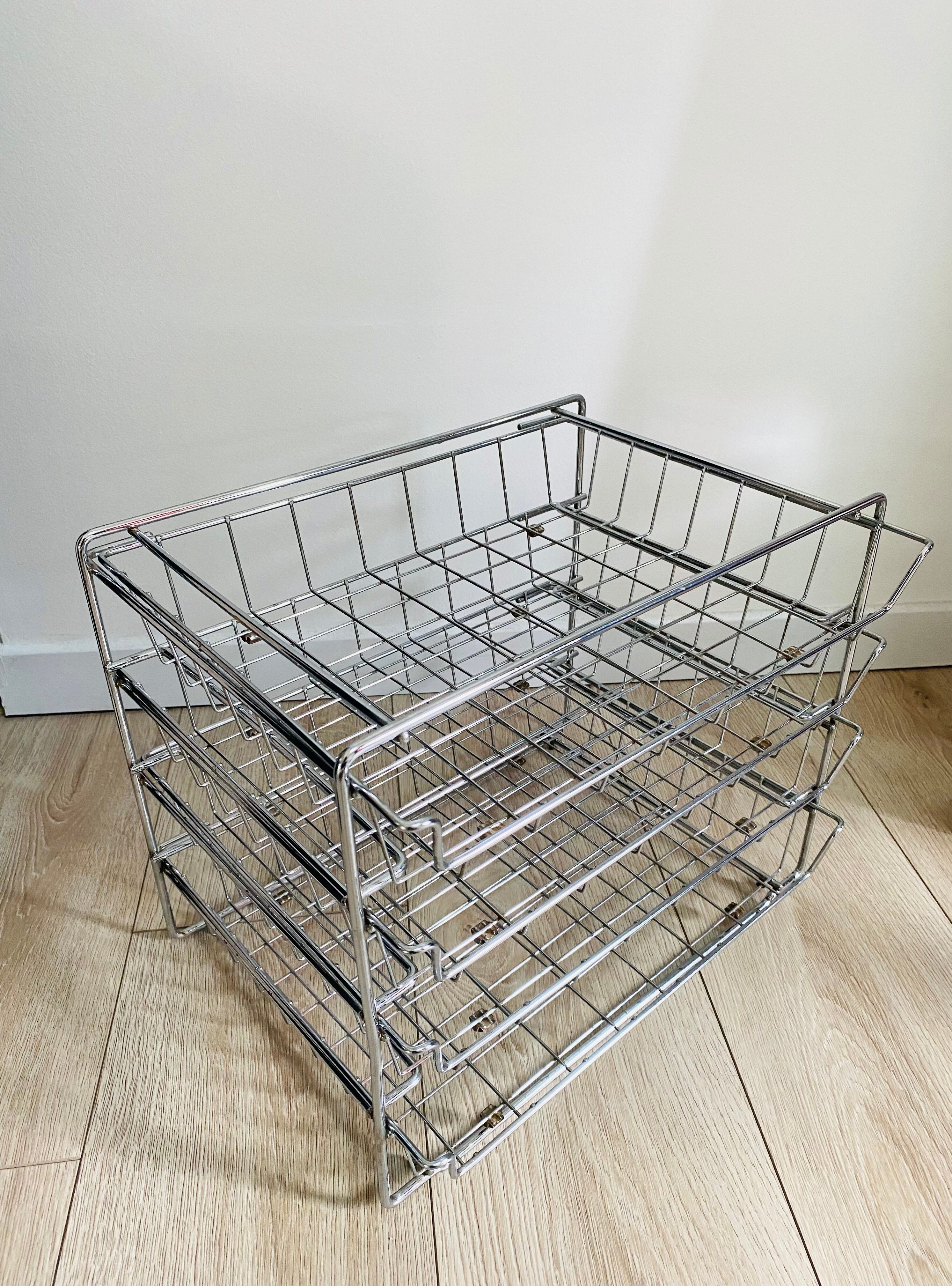 Mail sorter with metal drawers 60s