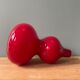 Holmegaard blown glass vase, Denmark 1960
