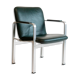 Vintage office chair by Karl-Erik Ekselius in green leather, 1970s.