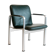 Vintage office chair by Karl-Erik Ekselius in green leather, 1970s.