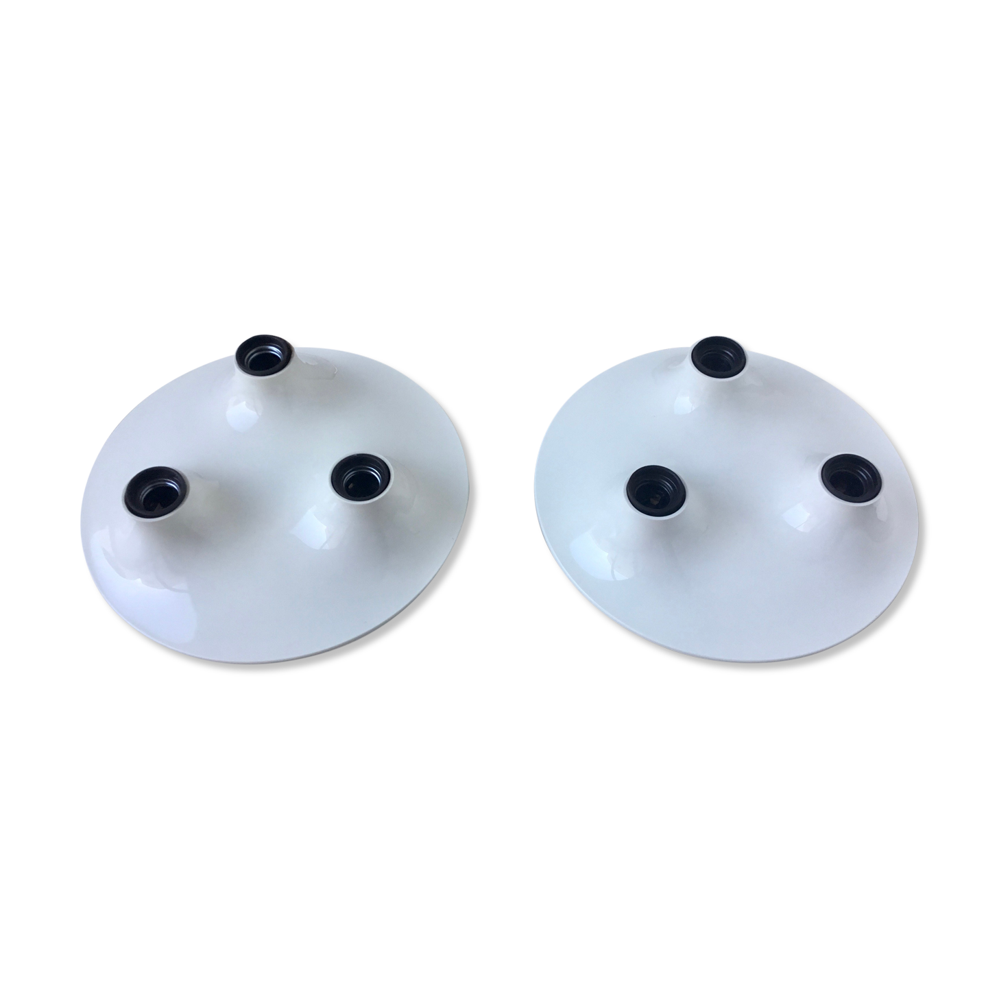 Paire d’appliques Triteti par Vico Magistretti pour Artemide - design Italie 1960