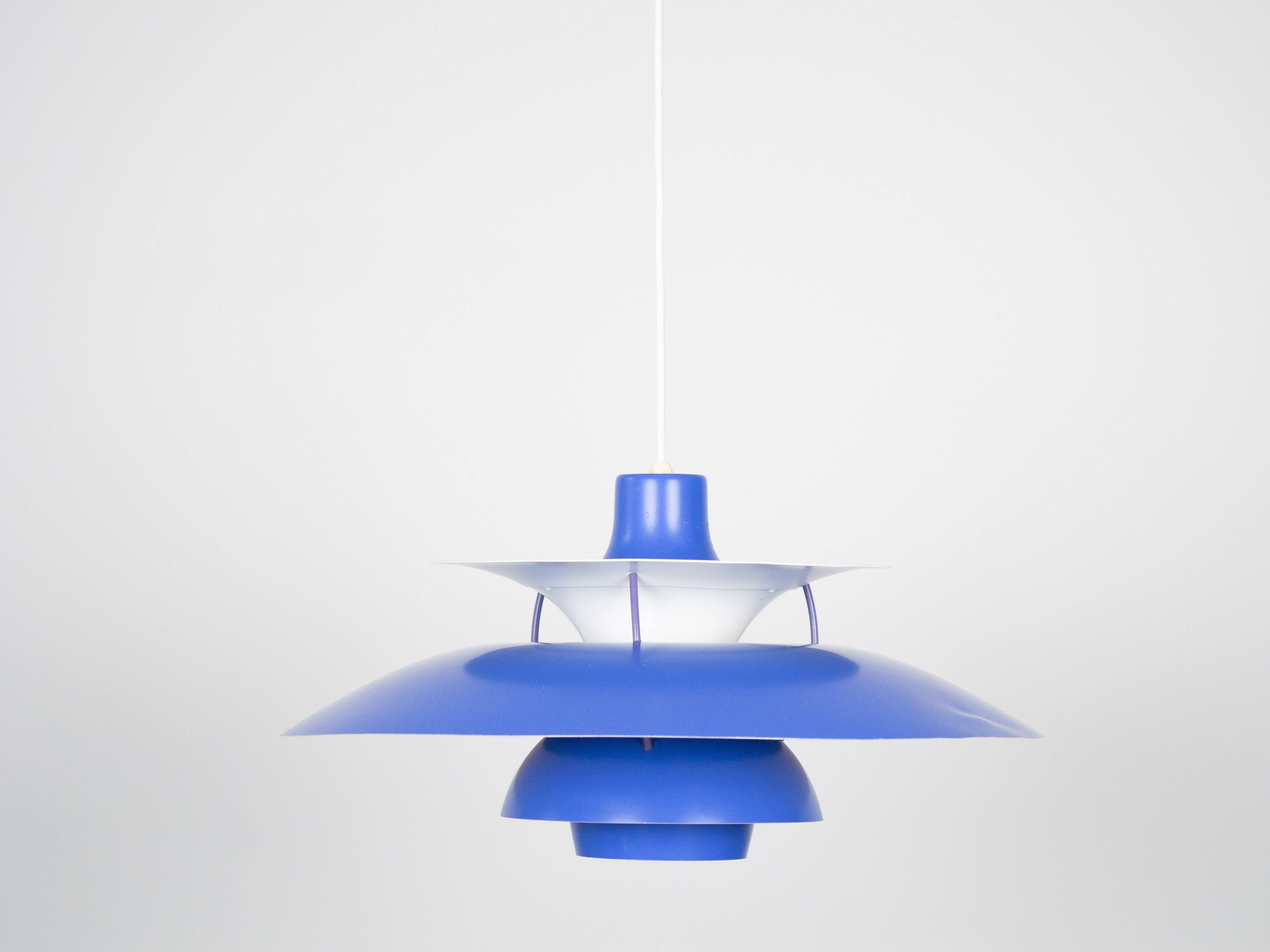Danish vintage pendant lamp PH 5 by Poul Henningsen, Louis Poulsen, 1958