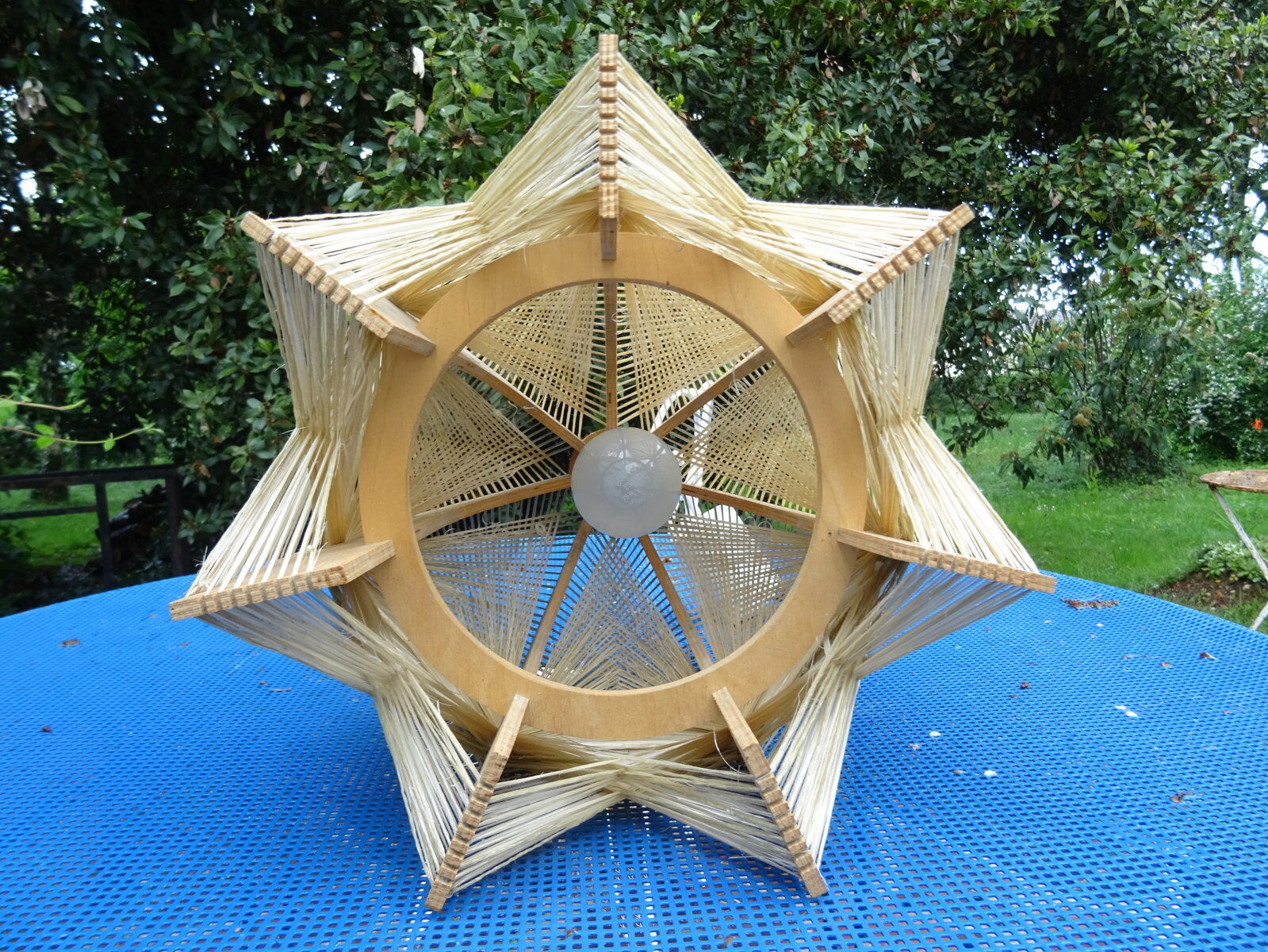 60s wire and wood hanging