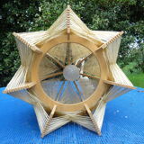 60s wire and wood hanging