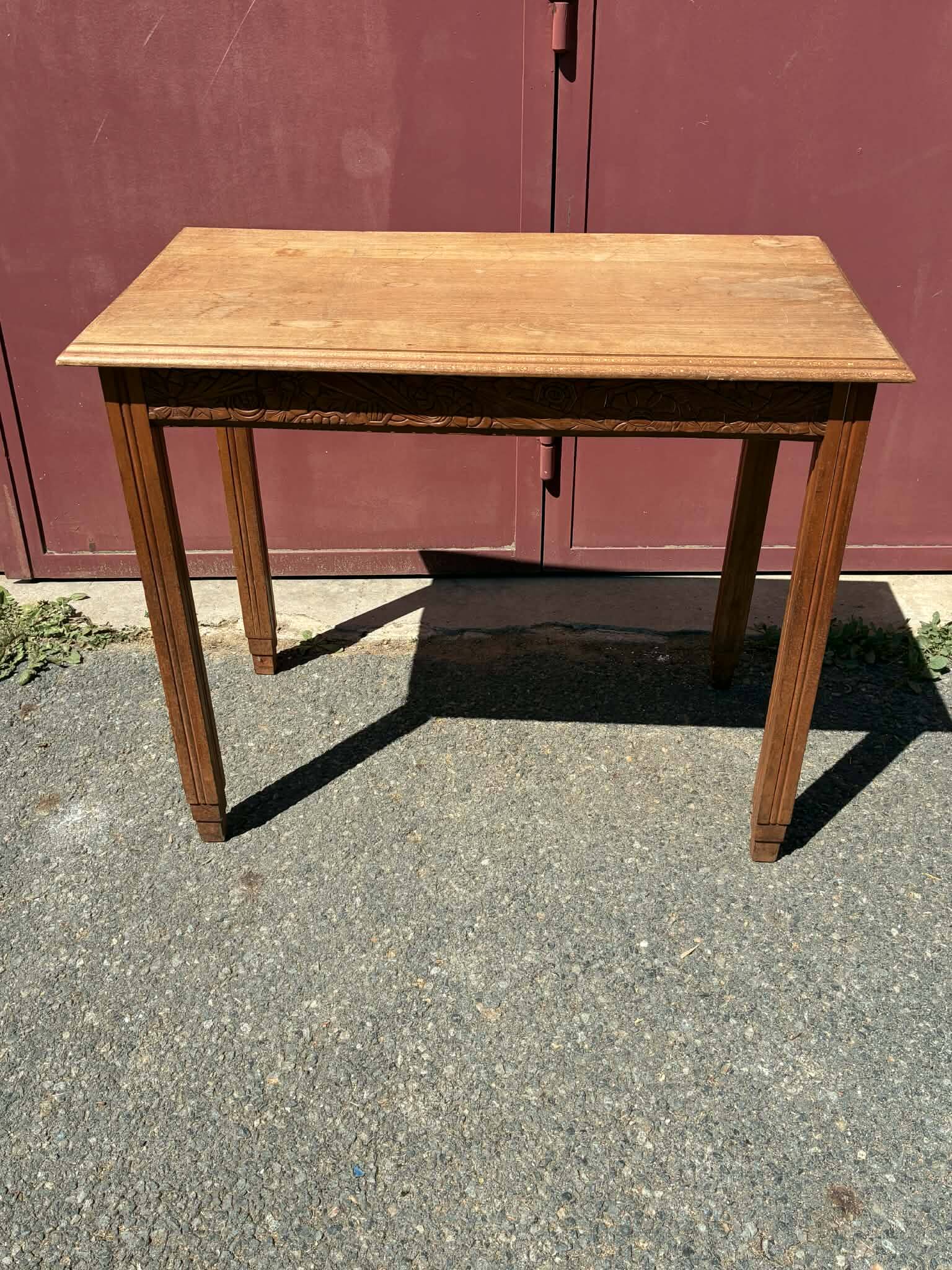Beech side table