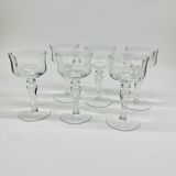 Set of 6 Glasses, 1940s