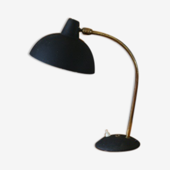 Black brass table lamp 370mm