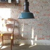Industrial OBz pendant lamp from Wilkas A23, 1950