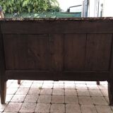 Transition Louis XV-Louis XVI chest of drawers - Marquetry, rosewood