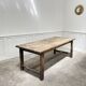 Table de ferme 1900 en chêne "Ruoms"