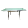 Green formica table