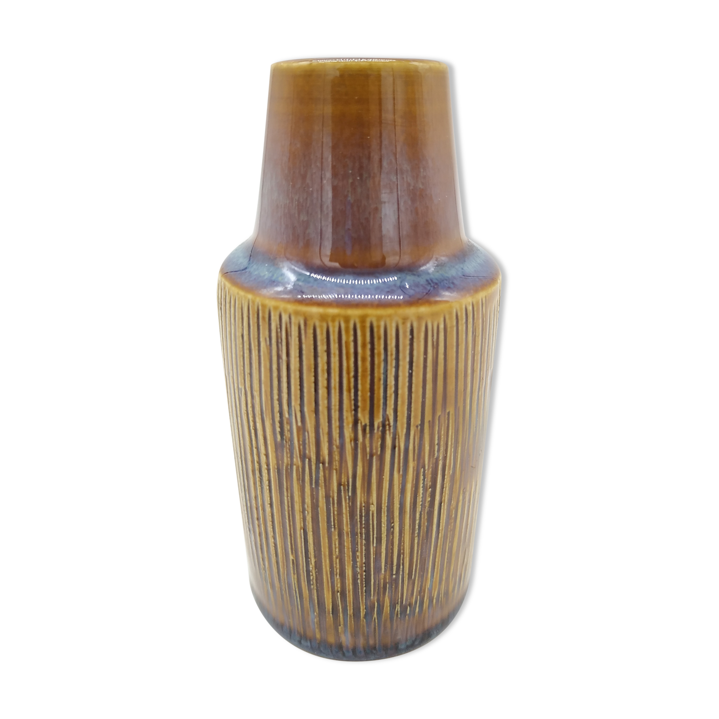 Danish vase from the Manilla series by Svend Aage Jensen for Sølhom from the 60s