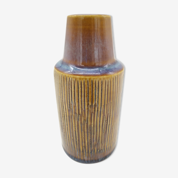 Vase danois de la série Manilla par Svend Aage Jensen pour Sølhom des années 60