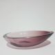 Decorative bowl, pink-purple, glass, designed by A. F. Gangkofner, Hessengl