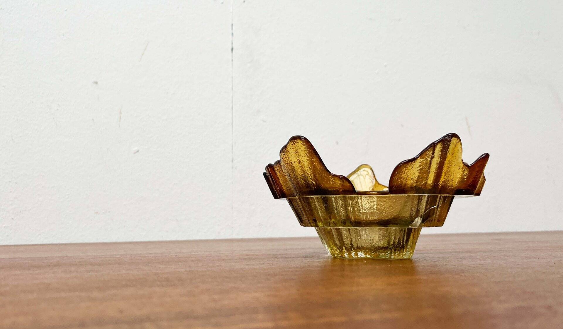 Bol vintage en verre d'art de Muurla, années 1970