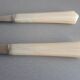 Ivory bakelite handle dessert forks. pack of 12