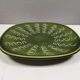 Beautiful large green dish from Danish Knabstrup 1950s