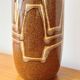 Vintage Brown Scheurich Keramik West German Vase