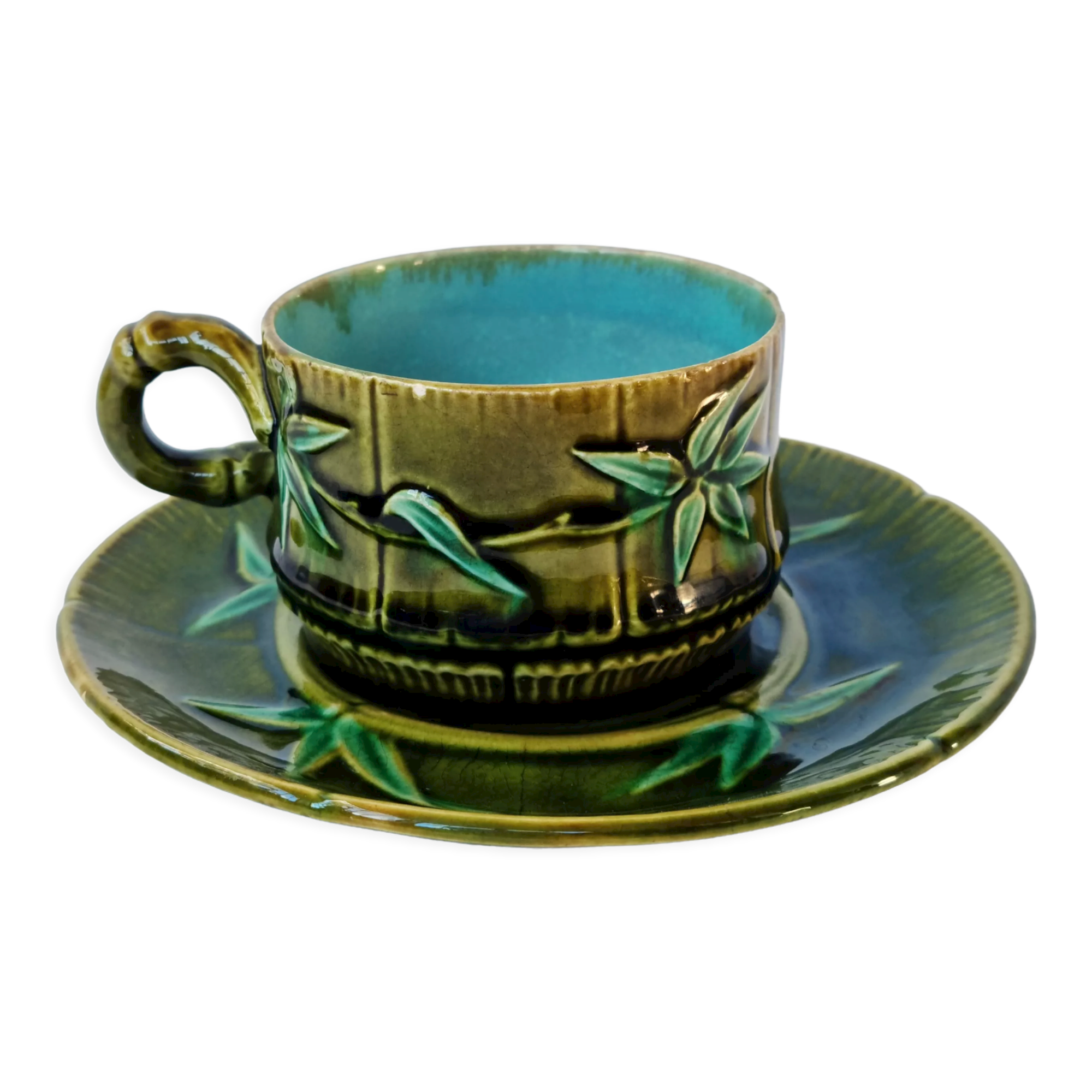 Tasse en barbotine