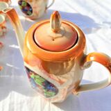 Service à café complet avec 10 tasses art déco en porcelaine de czechoslovakia