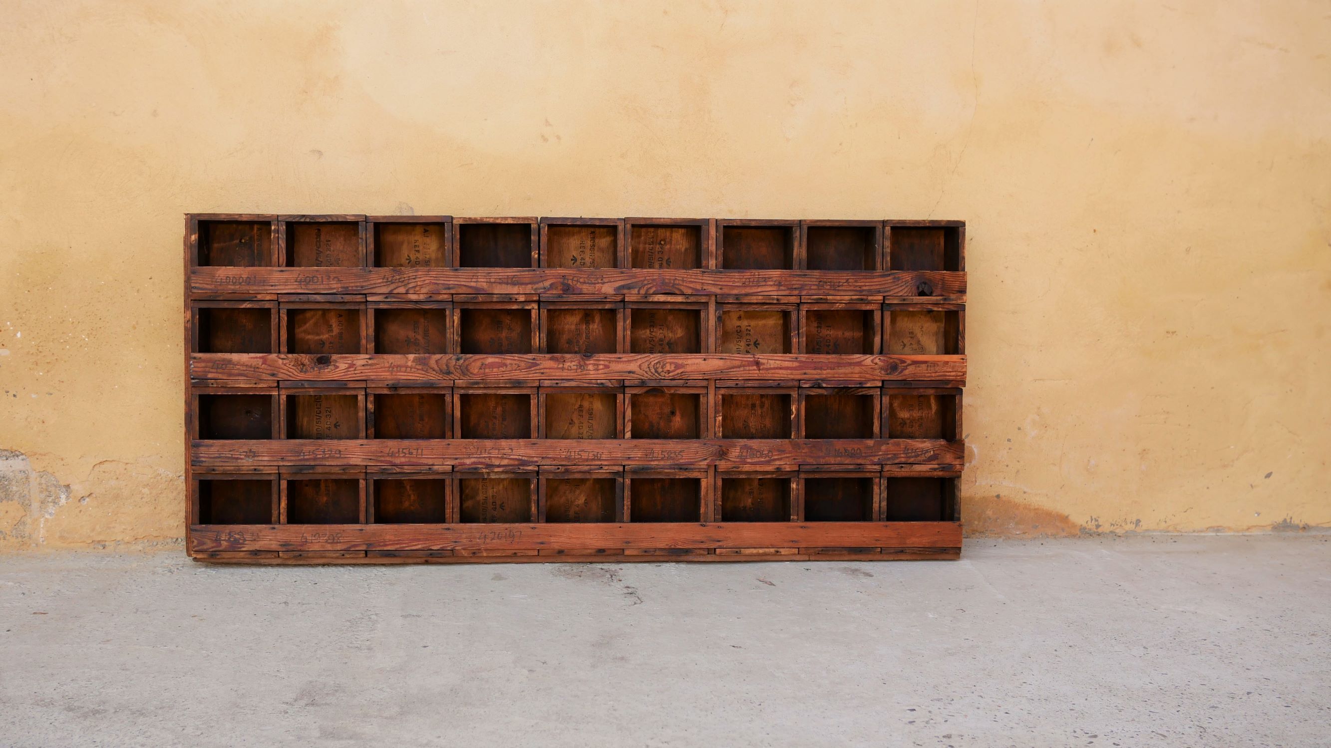 Craft furniture with vintage lockers