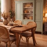 Bronze green display cabinet bookshelf