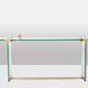 Peter Ghyczy. Glass and gilded brass console. 1970s.
