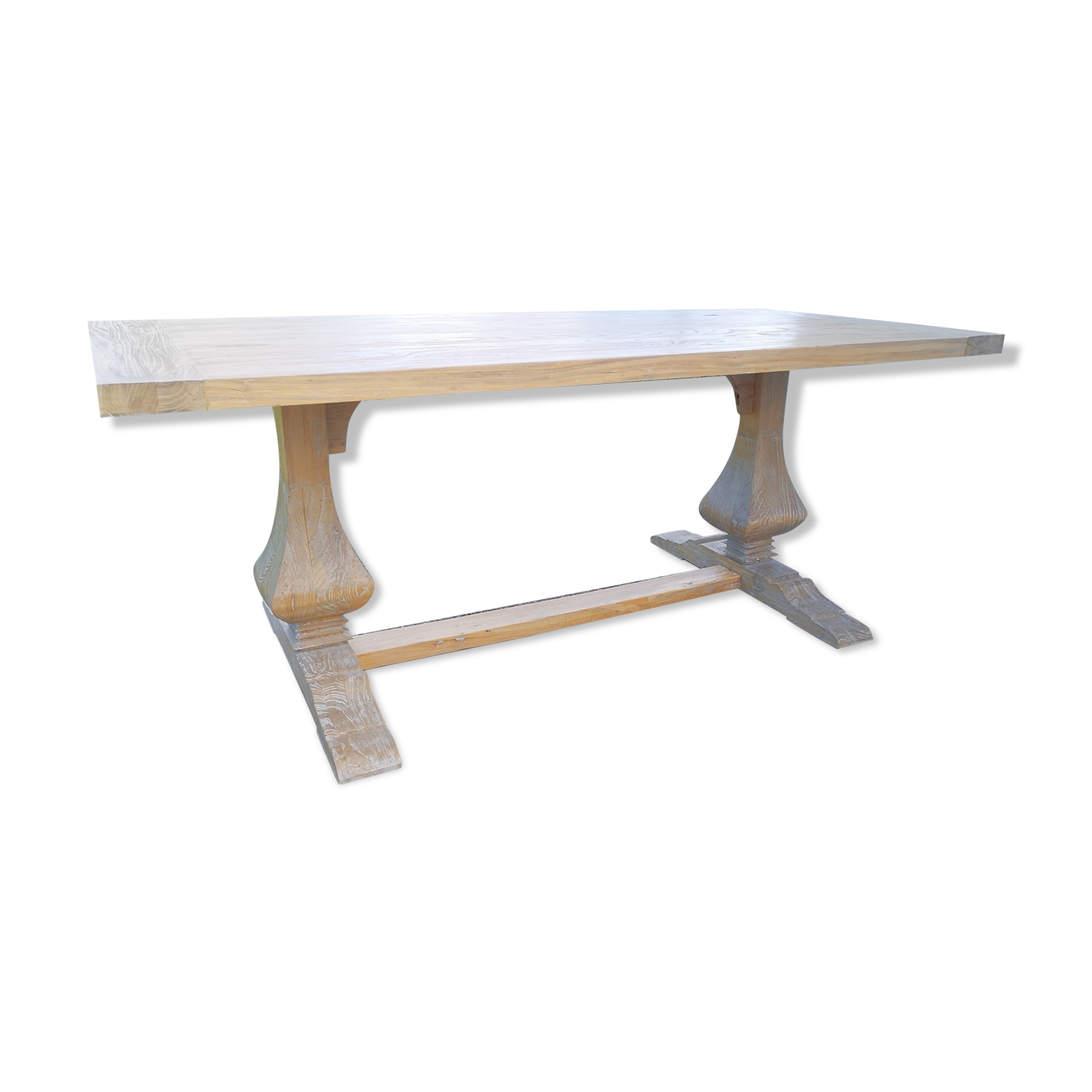 Dining table style solid oak monastery