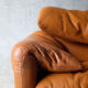 Sofa Maralunga leather camel 3 places, Vico Magistretti for Cassina