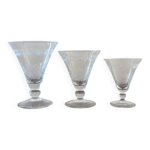 Set de verres cristal