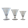 Set de verres cristal Art déco gravé (32 pieces) de 4 tailles