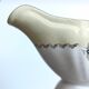 Vintage sauce boat L'Amandinoise model Paola white cream flowers