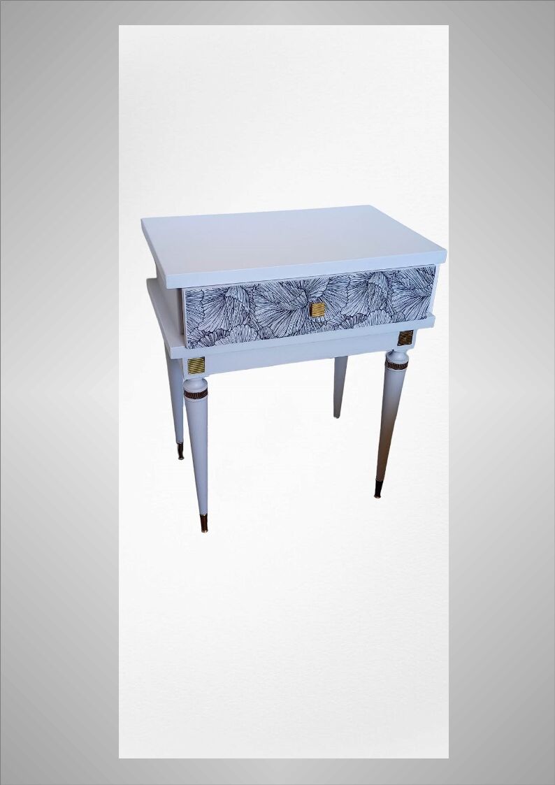 Chevet vintage relooké